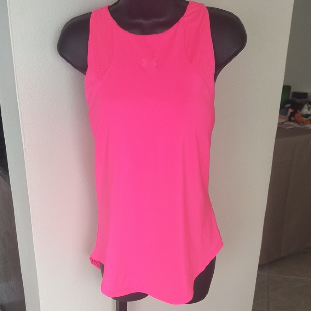 Under Armour Women's Bright Pink Tank Top